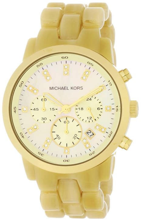 Michael kors mk5217 white gold horn + FREE SHIPPING